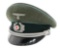 WWII GERMAN HEER TRANSPORT OFFICER VISOR CAP