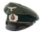 WWII GERMAN HEER INFANTRY NCO PEAKED VISOR CAP