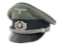 WWII GERMAN HEER MEDICAL SERVICE VISOR CAP