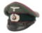 WWII GERMAN HEER PANZER NCO VISOR CAP