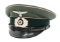 WWII GERMAN HEER INFANTRY NCO VISOR CAP