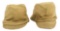 WWII IMPERIAL JAPANESE ARMY EM/NCO FIELD CAPS