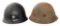 WWII JAPANESE CIVIL DEFENSE HELMET & TYPE 90 SHELL