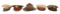 WWII US ARMY SERVICE, CRUSHER CAPS & CAMPAIGN HAT