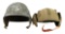 WWII USAAF M3 & M4A2 AIRCREW FLAK HELMETS