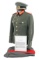 WWII GERMAN HEER GENERALMAJOR NAMED UNIFORM SET