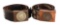 WWI IMPERIAL GERMAN PRUSSIAN EM & SOUVENIR BELTS