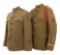 WWI US AEF 1st & 79th DIV. INFANTRY OFFICER TUNICS