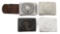 WWII GERMAN HEER, LUFTWAFFE & DAF BELT BUCKLES