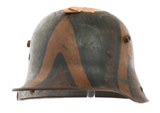 WWI GERMAN M16 CAMO COMBAT HELMET US VET SEND BACK