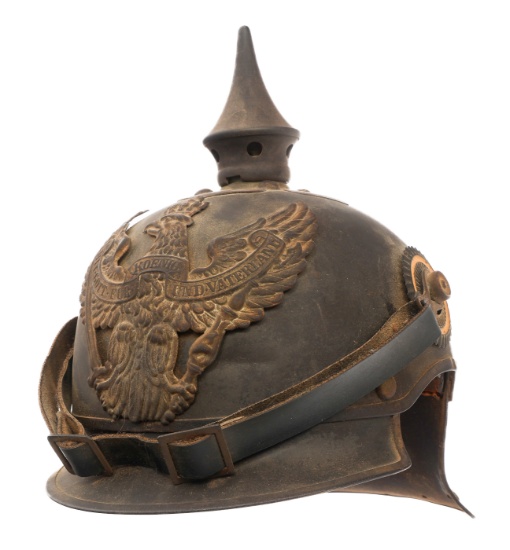 IMPERIAL GERMAN M1915 JAGER REGIMENT HELMET