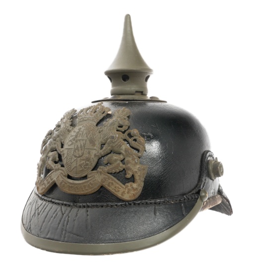WWI IMPERIAL GERMAN M1915 BAVARIAN PICKELHAUBE