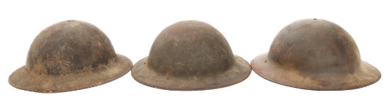 WWI US ARMY M1917 HELMET SHELLS