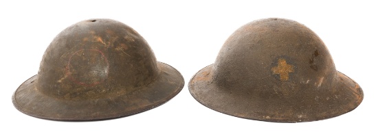 WWI US AEF 33rd DIVISION M1917 "DOUGHBOY" HELMET