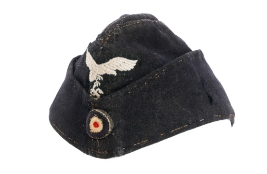 WWII GERMAN LUFTWAFFE NAMED OVERSEAS CAP