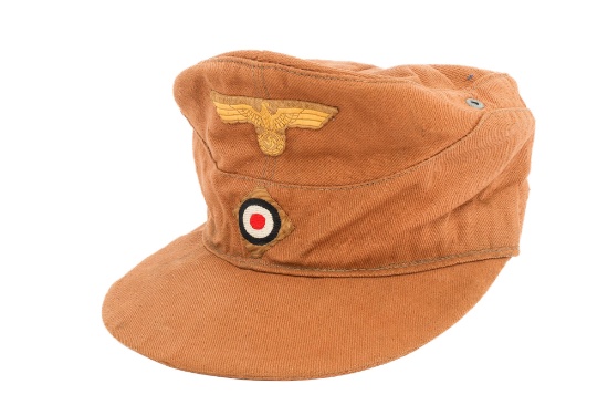 WWII GERMAN KRIEGSMARINE AFRIKA KORPS FIELD CAP