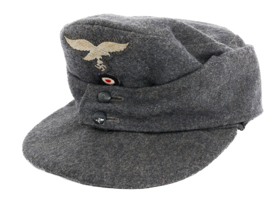 WWII GERMAN LUFTWAFFE M43 EM / NCO FIELD CAP