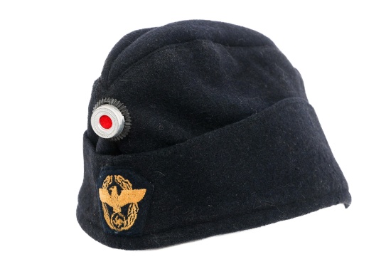 WWII GERMAN WATER PROTECTION POLICE OVERSEAS CAP