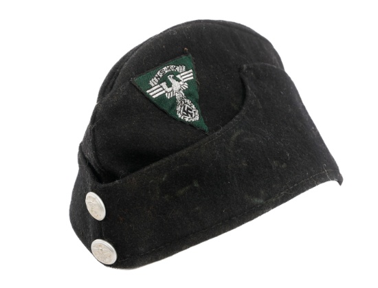 WWII GERMAN NSKK ENLISTED/NCO OVERSEAS CAP