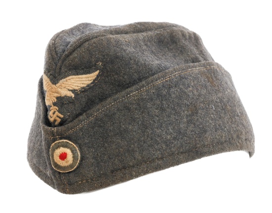 WWII GERMAN LUFTWAFFE OVERSEAS CAP
