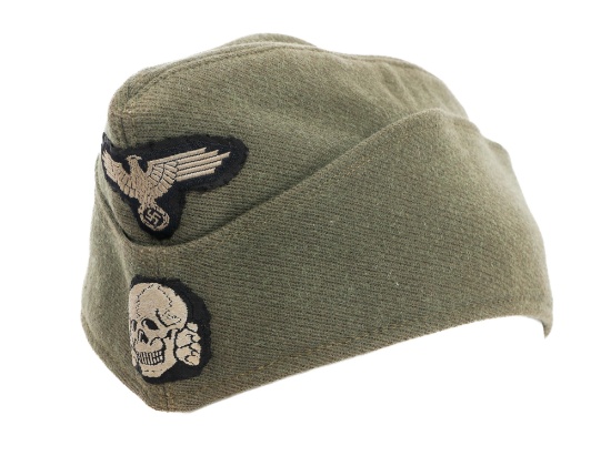 WWII GERMAN SS NCO M40 SIDE CAP