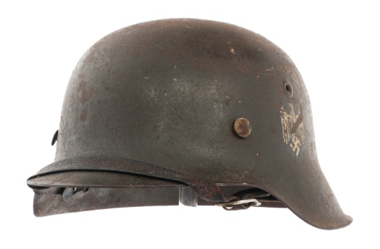 WWII GERMAN HEER M42 SD COMBAT HELMET