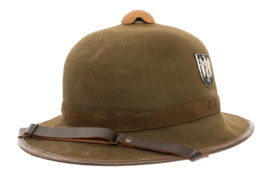 WWII GERMAN HEER 2nd PATTERN PITH HELMET