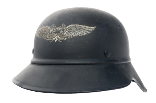 WWII GERMAN LUFTSCHUTZ M38 GLADIATOR HELMET