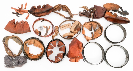 WWII GERMAN HELMET LINER PARTS