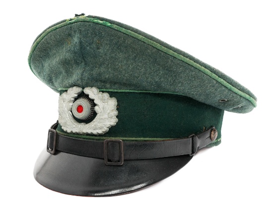WWII GERMAN SCHUTZPOLIZEI NCO VISOR CAP