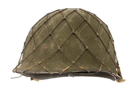 EARLY WWII US ARMY M1 HELMET ST. CLAIRE LINER