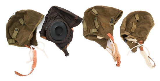 WWII USAAF A-9 & A-11 FLIGHT HELMETS