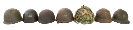WWII - COLD WAR US & EUROPEAN MILITARY HELMETS