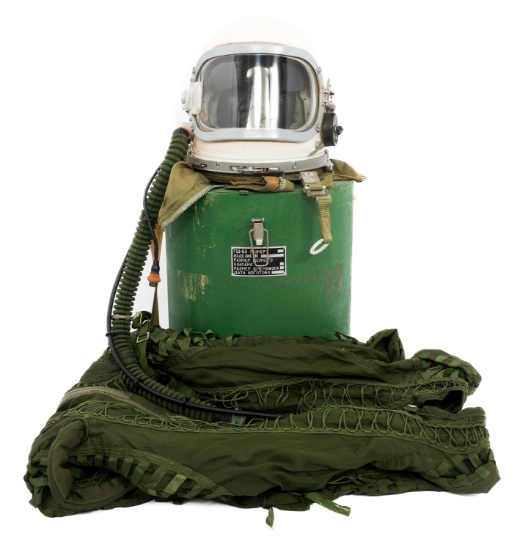 SOVIET GSH-6 FLIGHT HELMET & CHINESE FLIGHT SUIT