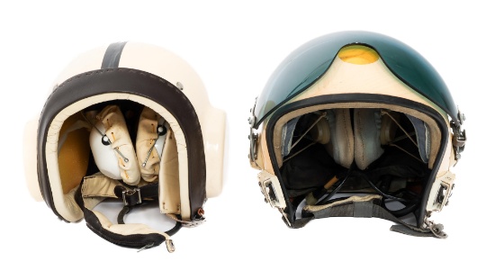 COLD WAR SOVIET ZSH-5 & CZECH HELICOPTER HELMETS