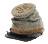 CIVIL WAR CONFEDERATE STAFF OFFICER FORAGE CAP
