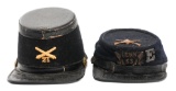 INDIAN WARS US M1872 GAR KEPI & ARTILLERY SHAKO
