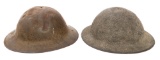 WWI US AEF 28th & 35th DIV. M1917 & MkI HELMETS