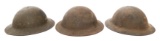 WWI US AEF 35th & 89th DIVISION M1917 HELMETS