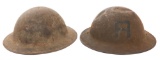 WWI US AEF 1st ARMY M1917 DOUGHBOY HELMETS