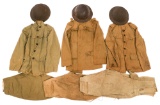 WWI US ARMY M1917 HELMETS, M1910 TUNICS & BREECHES