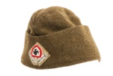 WWII GERMAN RAD ENLISTED OVERSEAS CAP