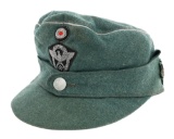 WWII GERMAN MOUNTAIN TROOP POLICE M43 FIELD CAP