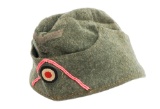 WWII GERMAN PANZER EM/NCO M34 OVERSEAS CAP