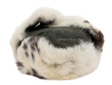 WWII GERMAN HEER WINTER FUR CAP
