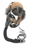 WWII GERMAN LKpS101 FLIGHT HELMET & 10-6701 MASK