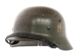 WWII GERMAN KRIEGSMARINE M35 DD COASTAL ART HELMET