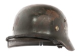 WWII GERMAN POLICE M35 DD COMBAT HELMET