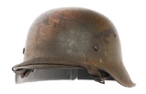 WWII GERMAN M42 NORMANDY CAMO COMBAT HELMET