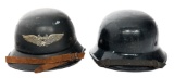 WWII GERMAN LUFTSCHUTZ GLADIATOR HELMETS